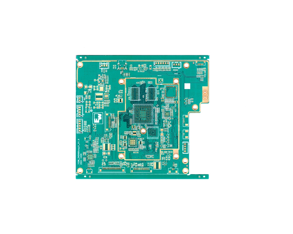 Six layer BGA gold plate